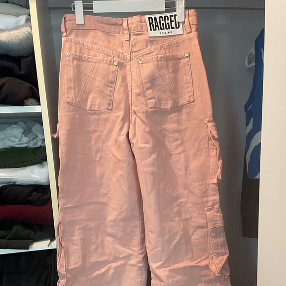 Brand new Ragged Priest low waist wide leg cargo Jean bought from princess polly - Picture 2 of 4